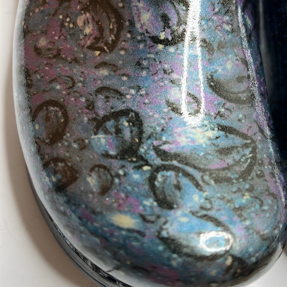 Dansko Blue Water Droplet Professional Clogs Shoes Size 39 / 8.5-9 BLEMISH - Picture 3 of 11